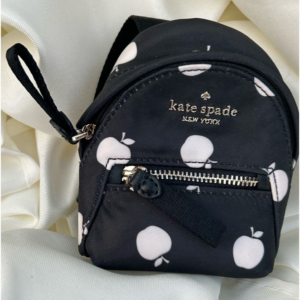 kate spade Chelsea apple toss backpack key chain charm